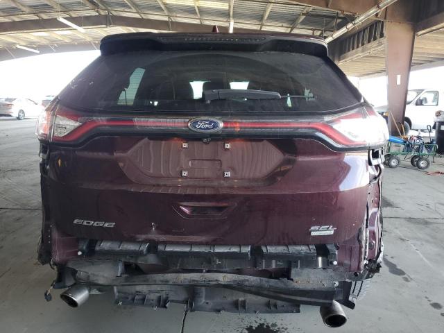 2FMPK3J99JBC07263 - 2018 FORD EDGE SEL მუქწითელი ფოტო 6