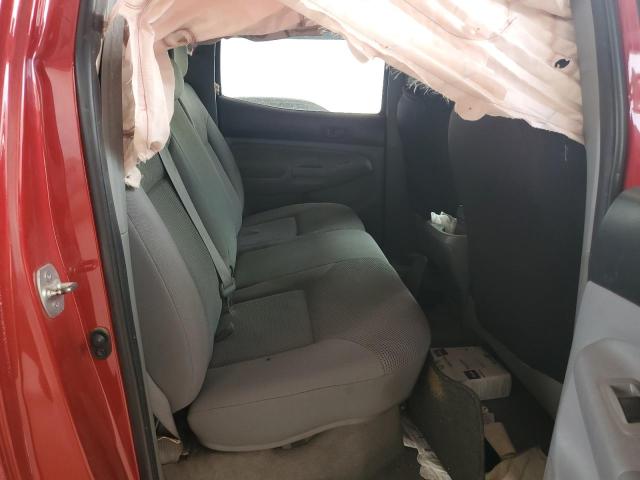 5TELU4ENXAZ684330 - 2010 TOYOTA TACOMA DOUBLE CAB მუქწითელი ფოტო 10