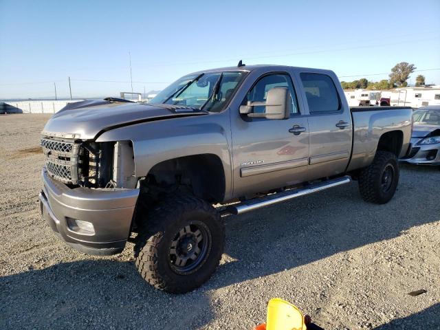 1GC1KXC89DF154640 - 2013 CHEVROLET SILVERADO K2500 HEAVY DUTY LT GRAY photo 1