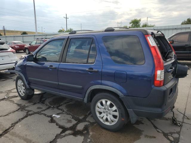 JHLRD78875C053561 - 2005 HONDA CR-V EX BLUE photo 2