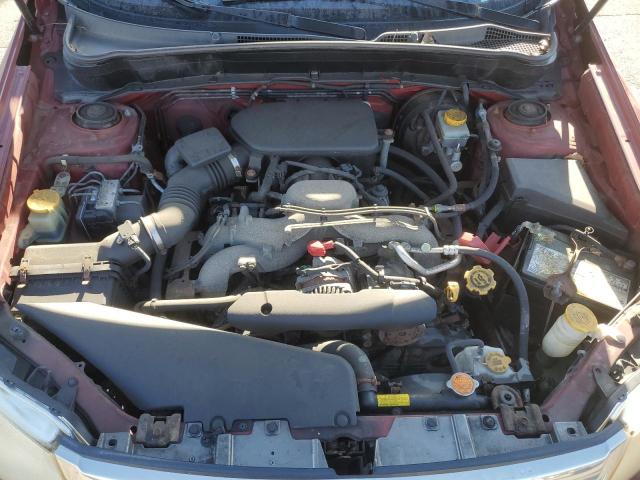 JF2SH6CC3AH751933 - 2010 SUBARU FORESTER 2.5X PREMIUM RED photo 12