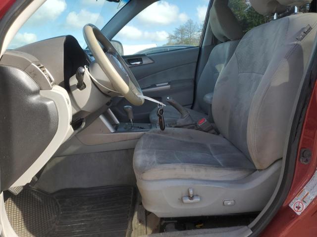 JF2SH6CC3AH751933 - 2010 SUBARU FORESTER 2.5X PREMIUM RED photo 7