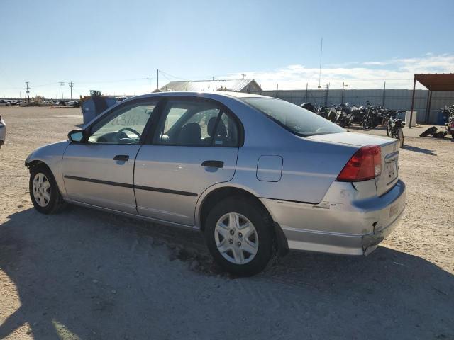 1HGES16375L018235 - 2005 HONDA CIVIC DX VP SILVER photo 2