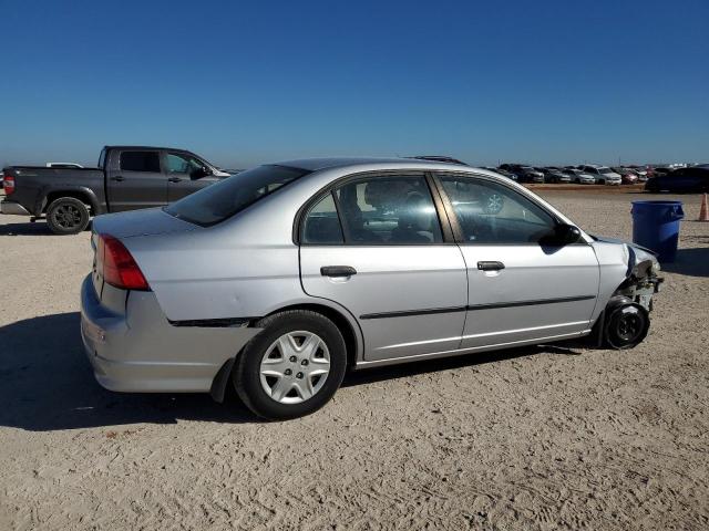 1HGES16375L018235 - 2005 HONDA CIVIC DX VP SILVER photo 3