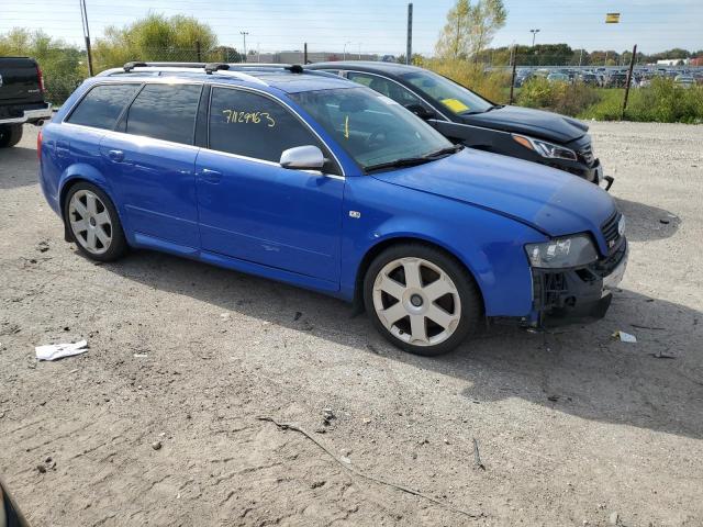 WAUXL68E24A235344 - 2004 AUDI S4 AVANT QUATTRO BLUE photo 4