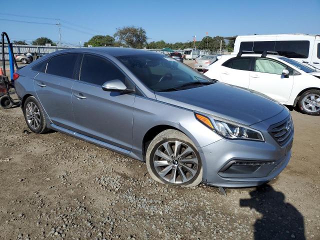 5NPE34AF7GH372441 - 2016 HYUNDAI SONATA SPORT SILVER photo 4