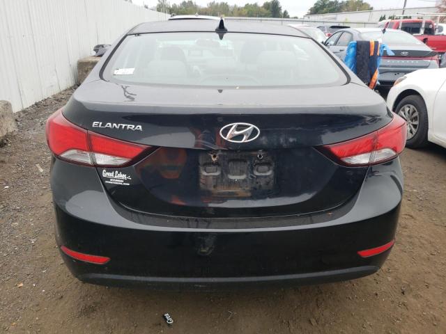 KMHDH4AE4EU058328 - 2014 HYUNDAI ELANTRA SE BLACK photo 6