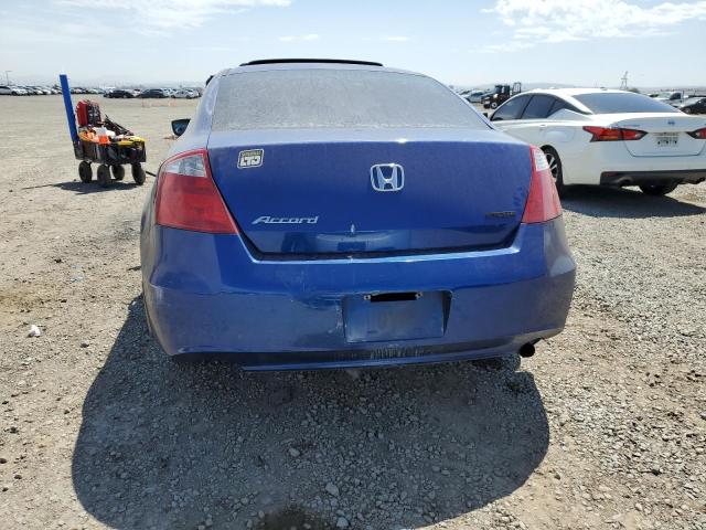 1HGCS12758A006598 - 2008 HONDA ACCORD EX ლურჯი ფოტო 6