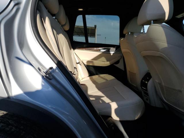 5UXTY5C0XM9D71555 - 2021 BMW X3 XDRIVE30I SILVER photo 11