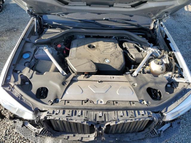 5UXTY5C0XM9D71555 - 2021 BMW X3 XDRIVE30I SILVER photo 12