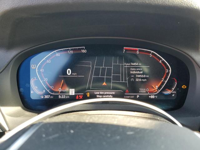 5UXTY5C0XM9D71555 - 2021 BMW X3 XDRIVE30I SILVER photo 9