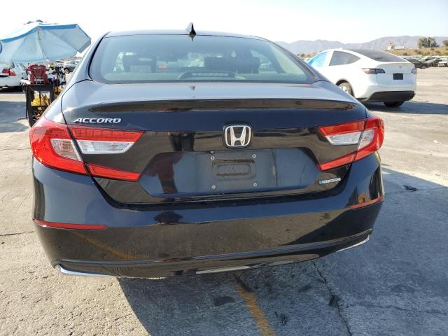 1HGCV3F17KA009762 - 2019 HONDA ACCORD HYBRID BLACK photo 6