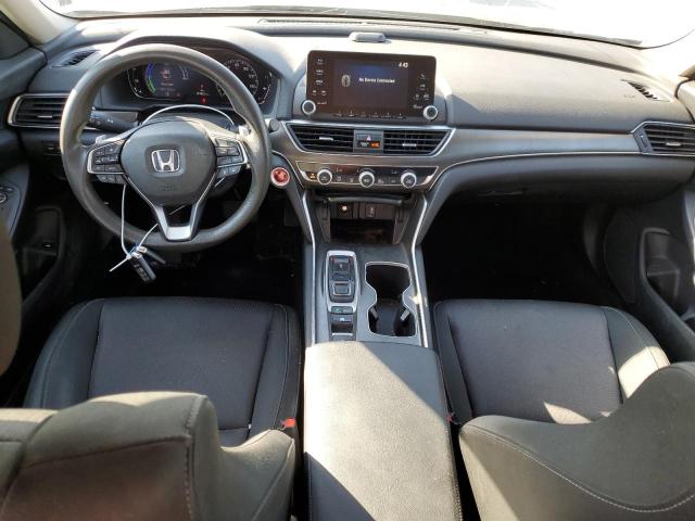 1HGCV3F17KA009762 - 2019 HONDA ACCORD HYBRID BLACK photo 8
