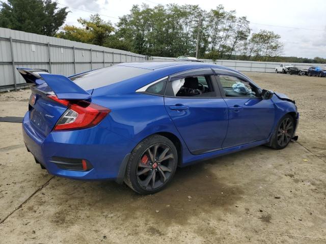2HGFC2F89LH505014 - 2020 HONDA CIVIC SPORT 蓝色 照片 3