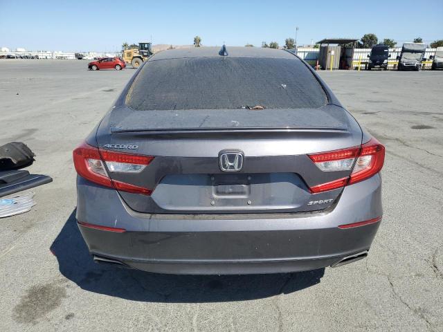 1HGCV1F37KA123265 - 2019 HONDA ACCORD SPORT Gri fotoğraf 6