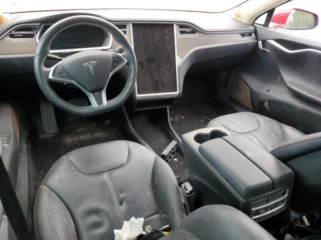5YJSA1H16EFP28603 - 2014 TESLA MODEL S Կարմիր լուսանկար 8