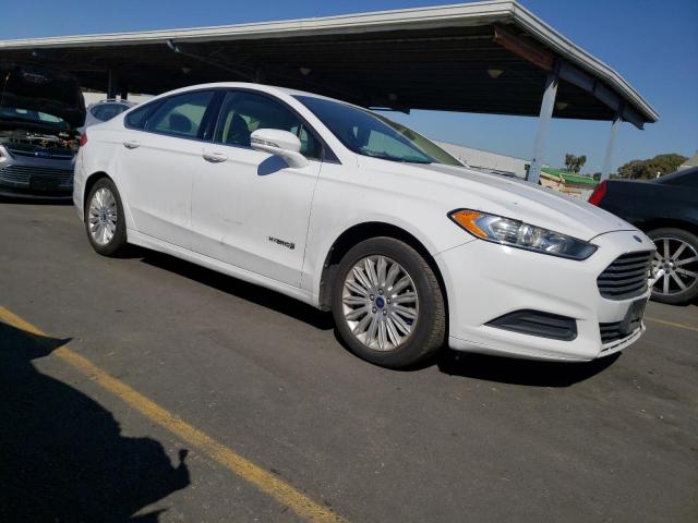 3FA6P0LU8DR184474 - 2013 FORD FUSION SE HYBRID WHITE photo 4