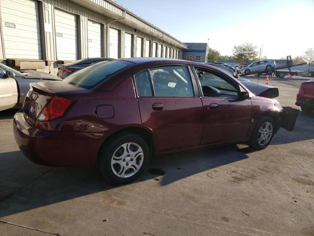 1G8AJ52F03Z196287 - 2003 SATURN ION LEVEL 2 BURGUNDY photo 3