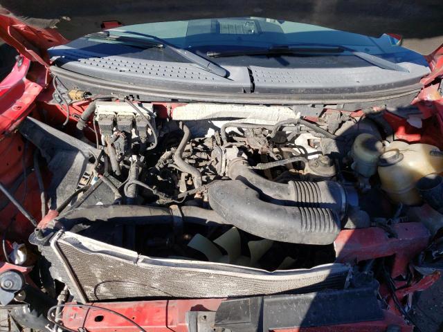 1FTRW12W87FB88402 - 2007 FORD F150 SUPERCREW RED photo 11