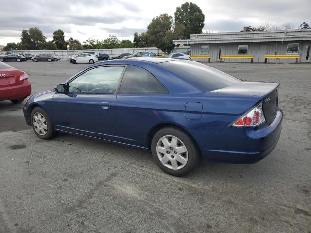 1HGEM22902L081859 - 2002 HONDA CIVIC EX 蓝色 照片 2