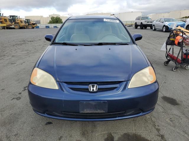 1HGEM22902L081859 - 2002 HONDA CIVIC EX 蓝色 照片 5