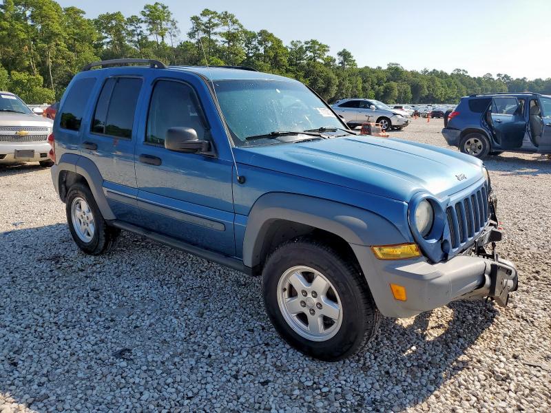 1J4GK48K75W676899 - 2005 JEEP LIBERTY SPORT ლურჯი ფოტო 4