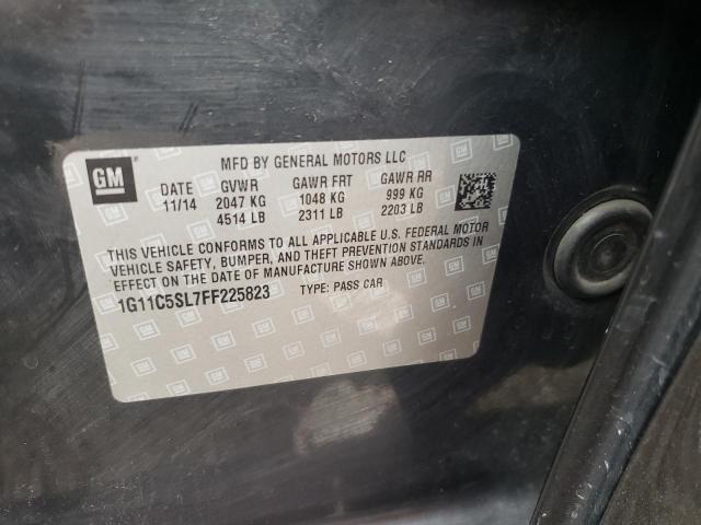 1G11C5SL7FF225823 - 2015 CHEVROLET MALIBU 1LT 灰色 照片 13
