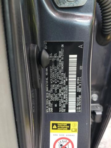 5TDZA3EH5CS028026 - 2012 TOYOTA HIGHLANDER BASE Серый фото 14