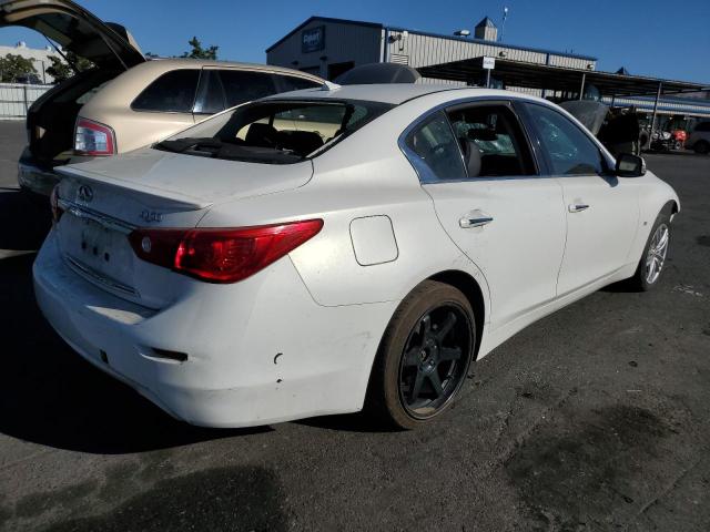 JN1BV7AP7FM349532 - 2015 INFINITI Q50 BASE WHITE photo 3