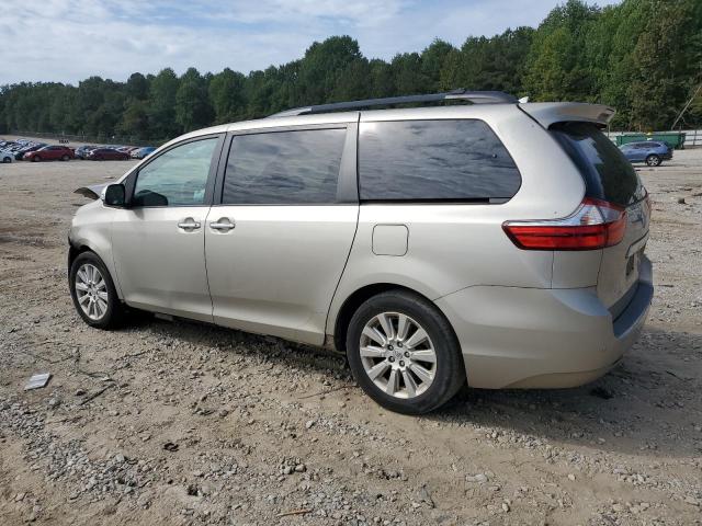 5TDYK3DC6FS631036 - 2015 TOYOTA SIENNA XLE BEIGE photo 2