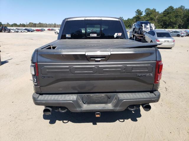 1FTFW1RG8JFD93811 - 2018 FORD F150 RAPTOR GRAY photo 6