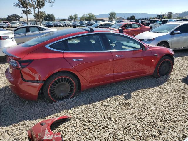 5YJ3E1EB6JF091454 - 2018 TESLA MODEL 3 Kırmızı fotoğraf 3