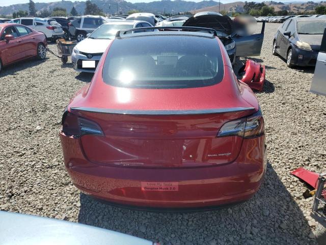 5YJ3E1EB6JF091454 - 2018 TESLA MODEL 3 Kırmızı fotoğraf 6
