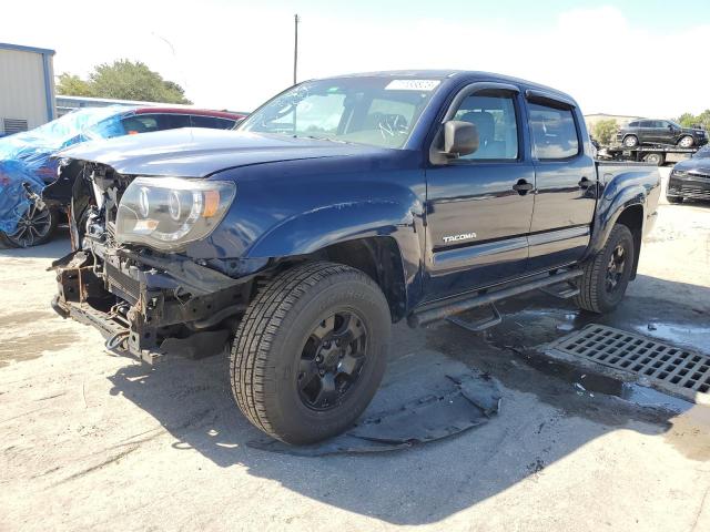 5TEJU62NX7Z350119 - 2007 TOYOTA TACOMA DOUBLE CAB PRERUNNER BLUE photo 1