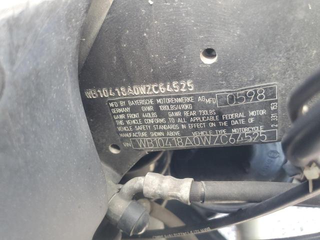 WB10418A0WZC64525 - 1998 BMW R1100 RT MAROON photo 9