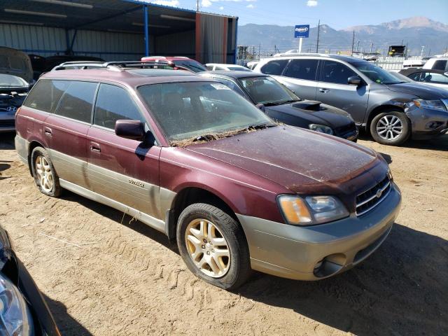 4S3BH6864Y7619698 - 2000 SUBARU LEGACY OUTBACK LIMITED MAROON photo 4