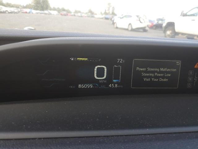 JTDKARFP9J3071745 - 2018 TOYOTA PRIUS PRIM ნაცრისფერი ფოტო 9