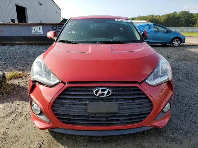 KMHTC6AE5FU221771 - 2015 HYUNDAI VELOSTER TURBO RED photo 5