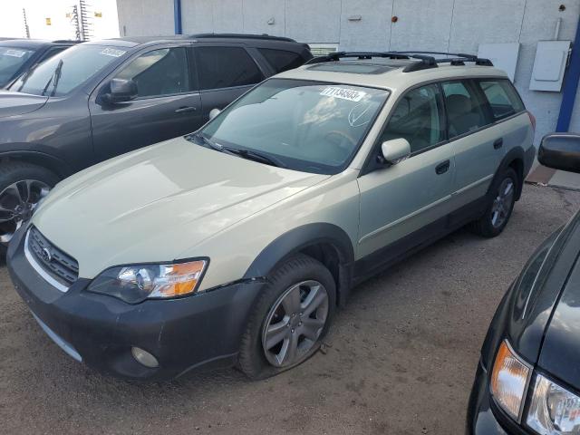 4S4BP86C454341367 - 2005 SUBARU LEGACY OUTBACK H6 R LL BEAN TAN photo 1