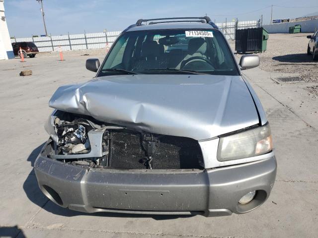 JF1SG65674H730022 - 2004 SUBARU FORESTER 2.5XS Gümüş fotoğraf 5