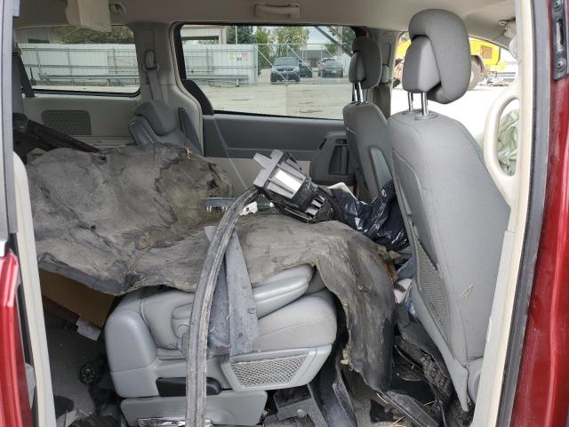 2A4RR5D12AR436959 - 2010 CHRYSLER TOWN & COU TOURING ბურგუნდია ფოტო 10