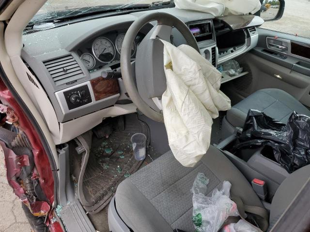 2A4RR5D12AR436959 - 2010 CHRYSLER TOWN & COU TOURING ბურგუნდია ფოტო 8