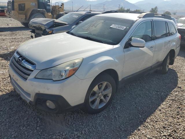 4S4BRCKC2E3204677 - 2014 SUBARU OUTBACK 2.5I LIMITED WHITE photo 1