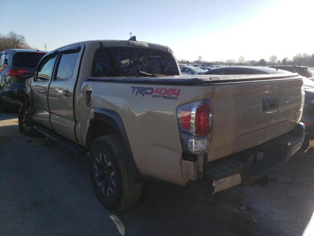 3TMCZ5AN1LM351740 - 2020 TOYOTA TACOMA DOUBLE CAB 米色 照片 2