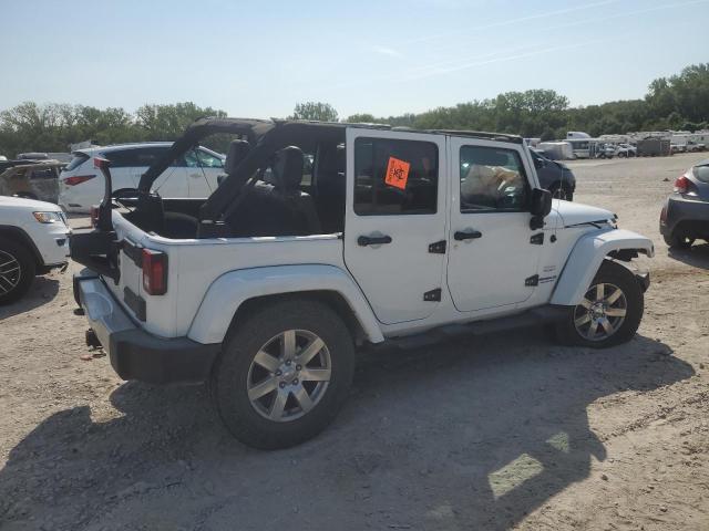 1C4BJWEG4DL609630 - 2013 JEEP WRANGLER UNLIMITED SAHARA WHITE photo 3