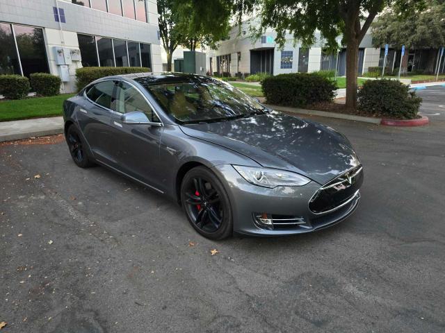 5YJSA1H13EFP37100 - 2014 TESLA MODEL S CHARCOAL photo 1