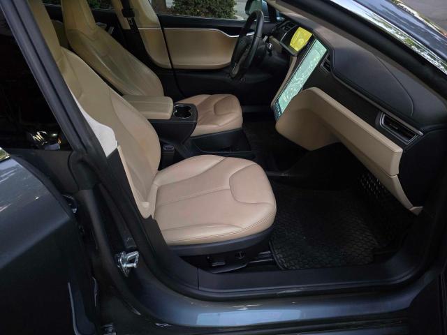 5YJSA1H13EFP37100 - 2014 TESLA MODEL S CHARCOAL photo 5