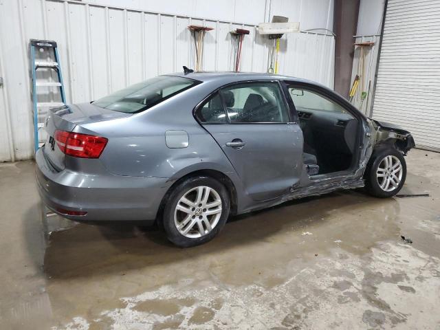 3VW2K7AJ0FM208532 - 2015 VOLKSWAGEN JETTA BASE GRAY photo 3