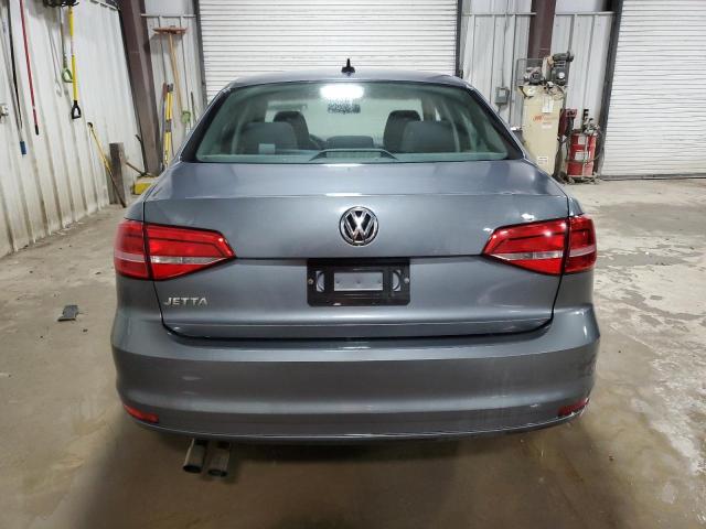 3VW2K7AJ0FM208532 - 2015 VOLKSWAGEN JETTA BASE GRAY photo 6