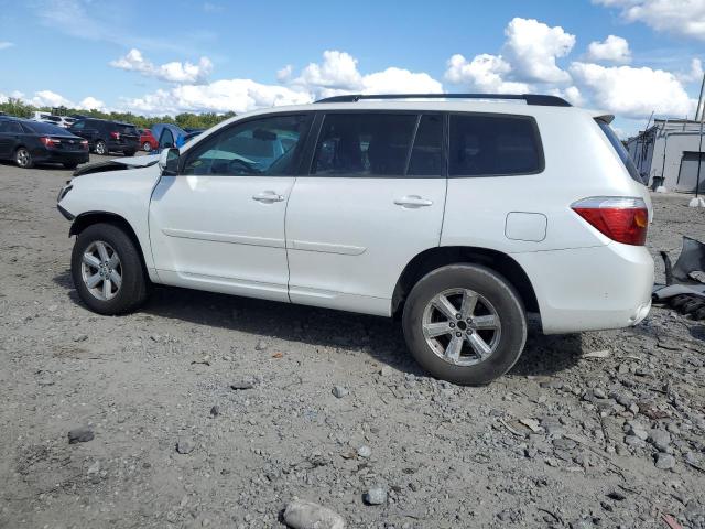 5TDZK3EH9AS010364 - 2010 TOYOTA HIGHLANDER WHITE photo 2